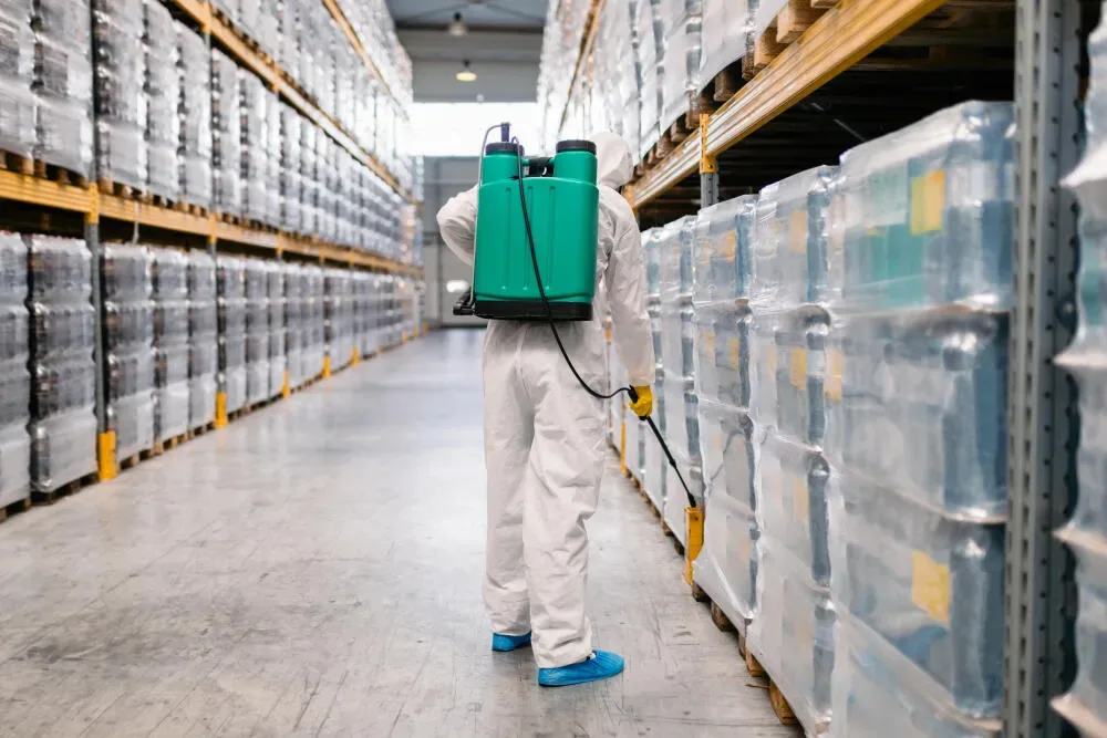 Controle de pragas em ambiente empresarial e industrial